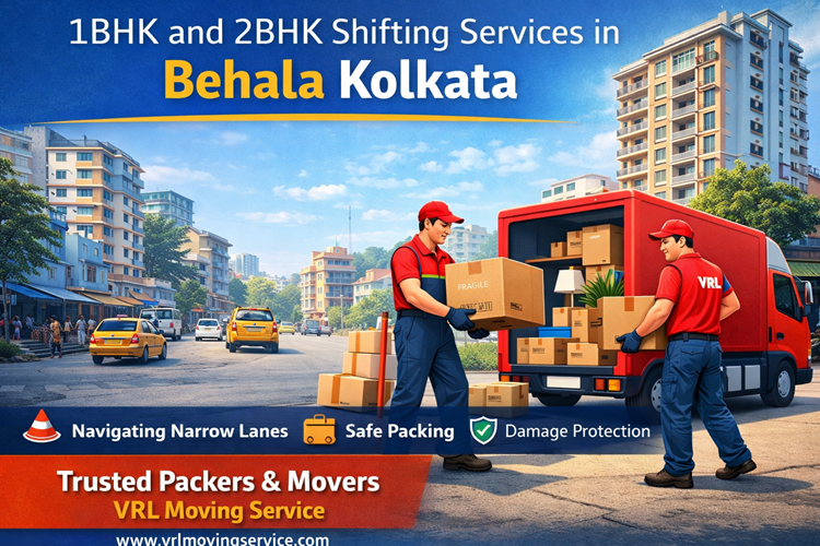 1BHK and 2BHK Shifting Services in Behala Kolkata