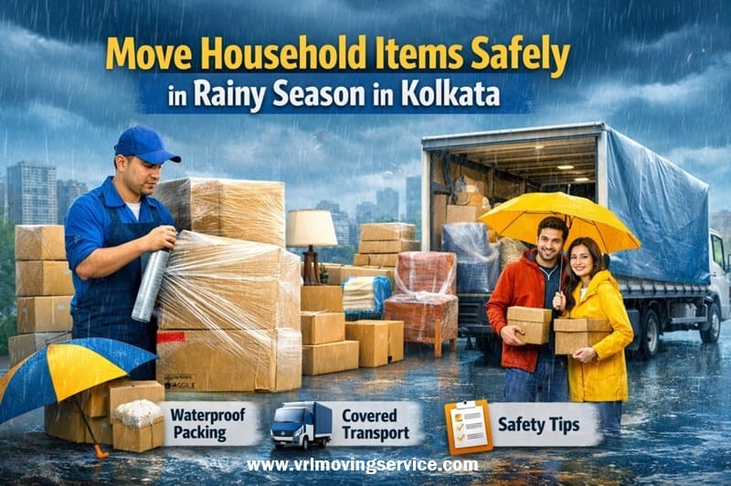 How to Move Household Items Safely During Rainy Season in Kolkata